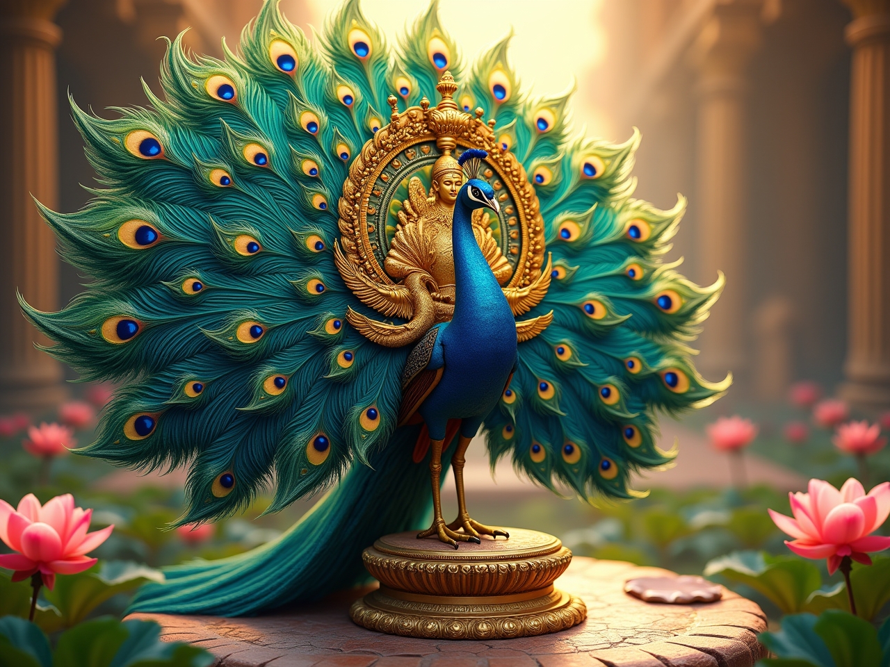 Lord Murugan's Peacock